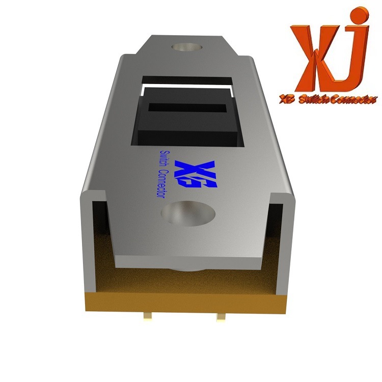 销售带耳大电流开关 2档拨动开档滑动开关 两档拨动开关行程5mm