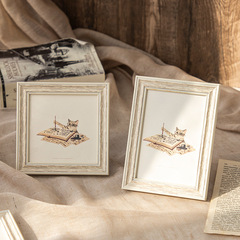 Photo Frame Display for American Retro Bedroom Decor, 6-inch, 7-inch, 8-inch, 10-inch, Printed Photos Made into Frames