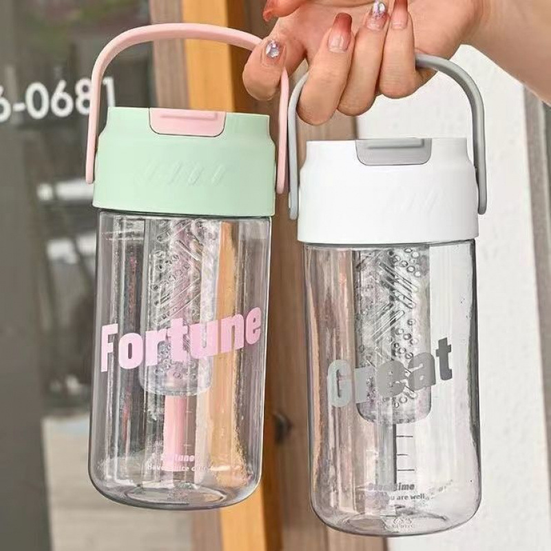 밸류 콤비네이션 팩 [그린 810mL + 화이트 810mL] - [신선한 차 필터 꽃 찻잔] 밀봉 및 방수 * 걱정 없는 패키지