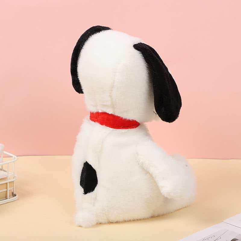 Nuevos productos transfronterizos brillan juguetes de peluche respiratorios Snoopy muñecas lavables artefactos para dormir