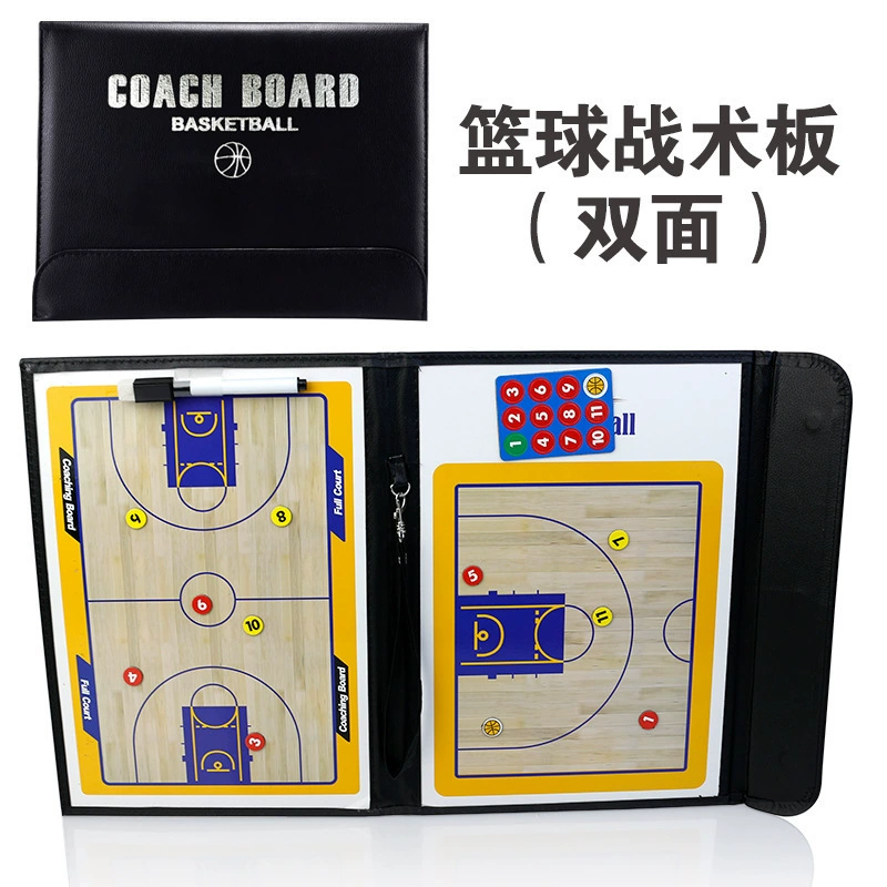 Баскетбол Тактическая доска Футбол Двусторонняя ПВХ Тактическая доска Магнитная игра Тренер Магнитное обучение Nba Школа