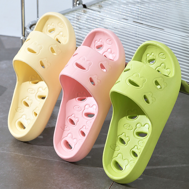 Waterproof Non-Slip Bathroom Slippers for Women and Men, Hotel Home Silent Slippers, Fashionable Casual Slippers with a Stepping-On-Clouds Feel Waterproof Non-Slip Bathroom Slippers for Women and Men, Hotel Home Silent Slippers, Fashionable Casual Slippers with a Stepping-On-Clouds Feel