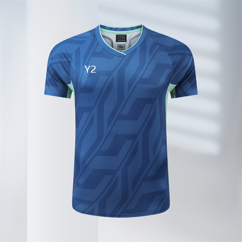 New Badminton Uniforms for Men and Women, Short-Sleeved Couple Sportswear, Kidsren's Volleyball Training Uniforms, Small Flying Sleeve Tops 3193