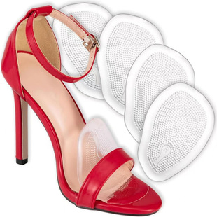 Cross-border Silicone Forefoot Pad Women's Shoes Big Change Small Artifact Thickened Non-slip Anti-pain Forefoot Pad High Heels Insoles