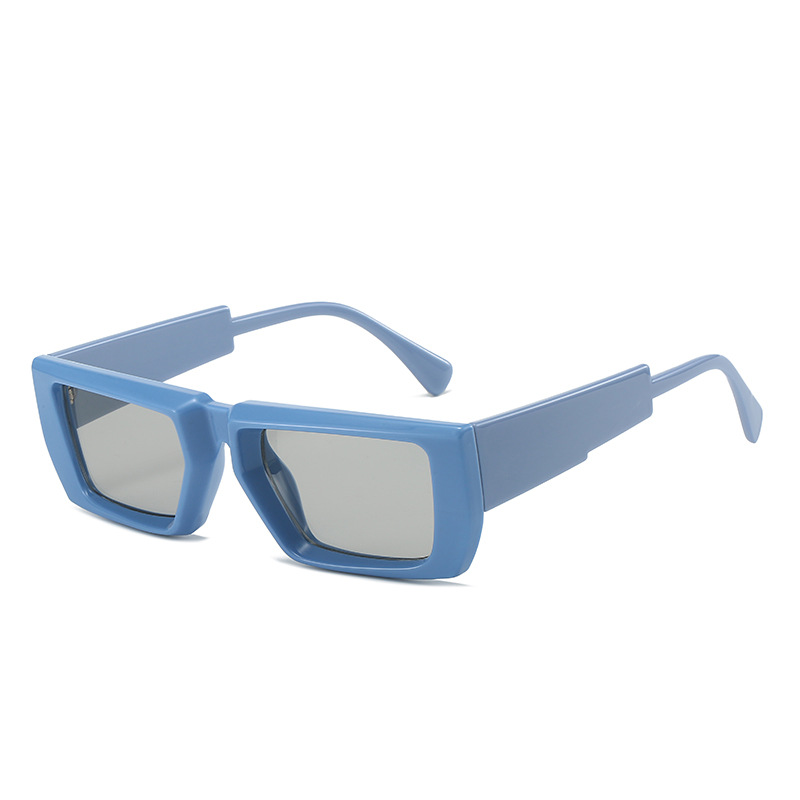 Saibo punk estilo cuadrado gafas de sol internet celebridad hombres y mujeres hipster disco hip hop europeo y americano chica caliente cara redonda gafas de sol