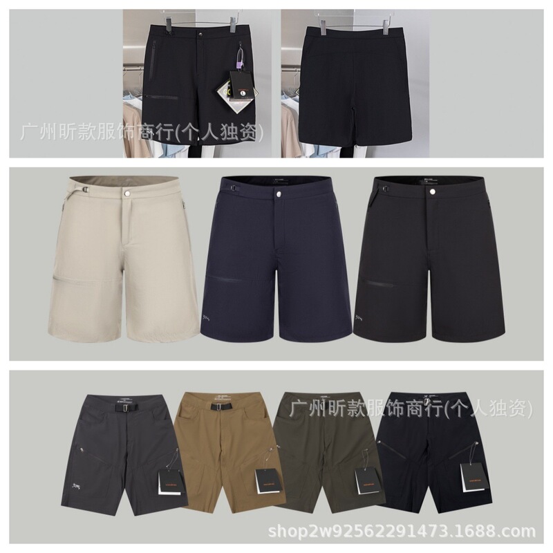 Cross-Border Ss Arc'Teryx Summer Hot-Selling Outdoor Sports Casual Shorts, Unisex Functional Waterproof Quick-Dry Shorts