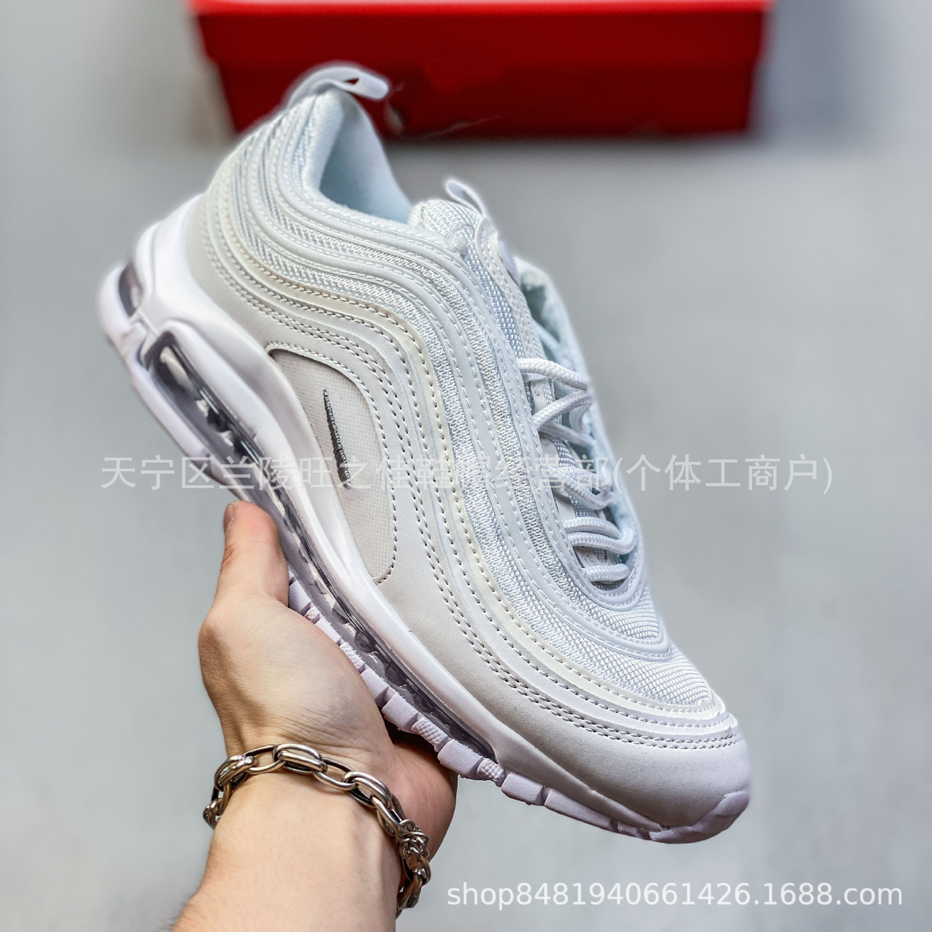 Putian zapatos transfronterizos al por mayor Air Max 97 pequeño gancho bala retro almohadilla de aire completo zapatillas deportivas casuales