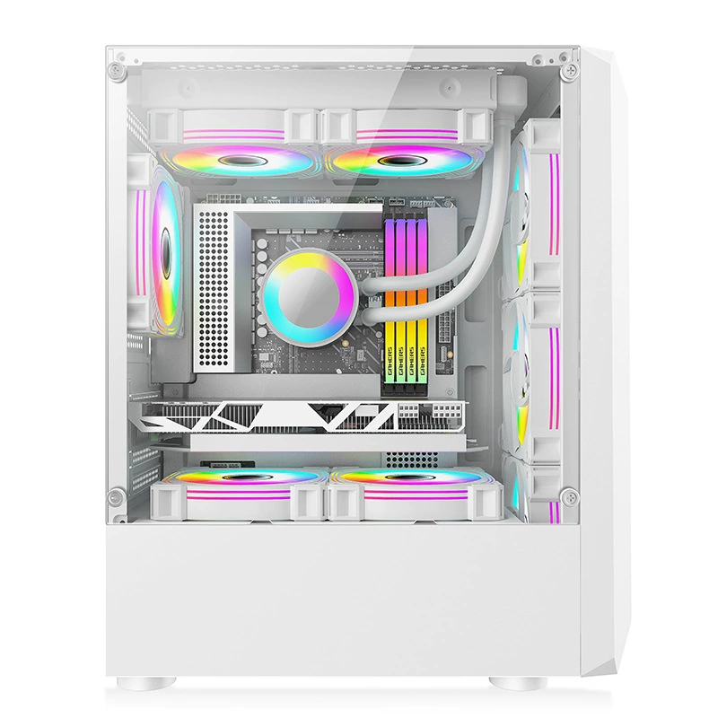 鑫桂盟 Light 3301 desktop computer chassis MATX full side 240 water -cooled front RGB light bar mainrset
