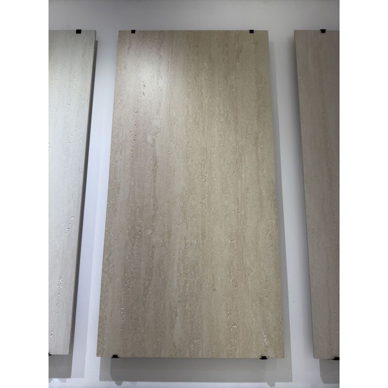トラバーチンタイル 600X1200 リビングルーム床タイル白胚浴室壁タイル 750X1500 大型ボード背景壁|undefined