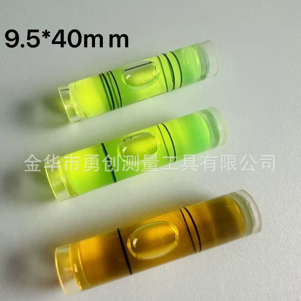 Цилиндрический 9,5*40 горизонтальных пузырьков Разномерный уровень пузырьков уровень высокой точности Фоторамка аксессуары