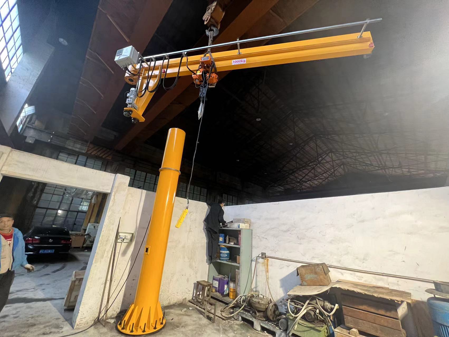 孚尔特厂家供应电动旋转2T悬臂吊