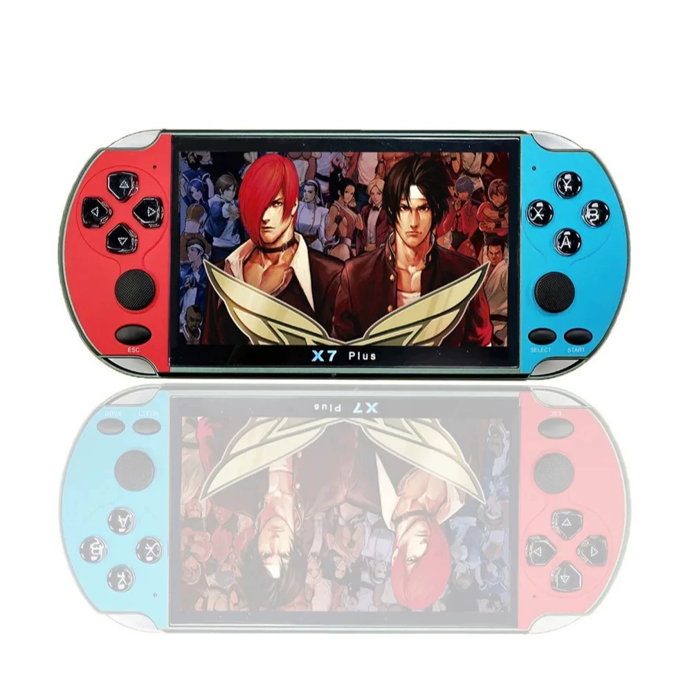 От производителя: ностальгическая мини-игровая приставка 8GX7PLUS, открытая, 5.1-дюймовый большой экран, PSP-подобная консоль