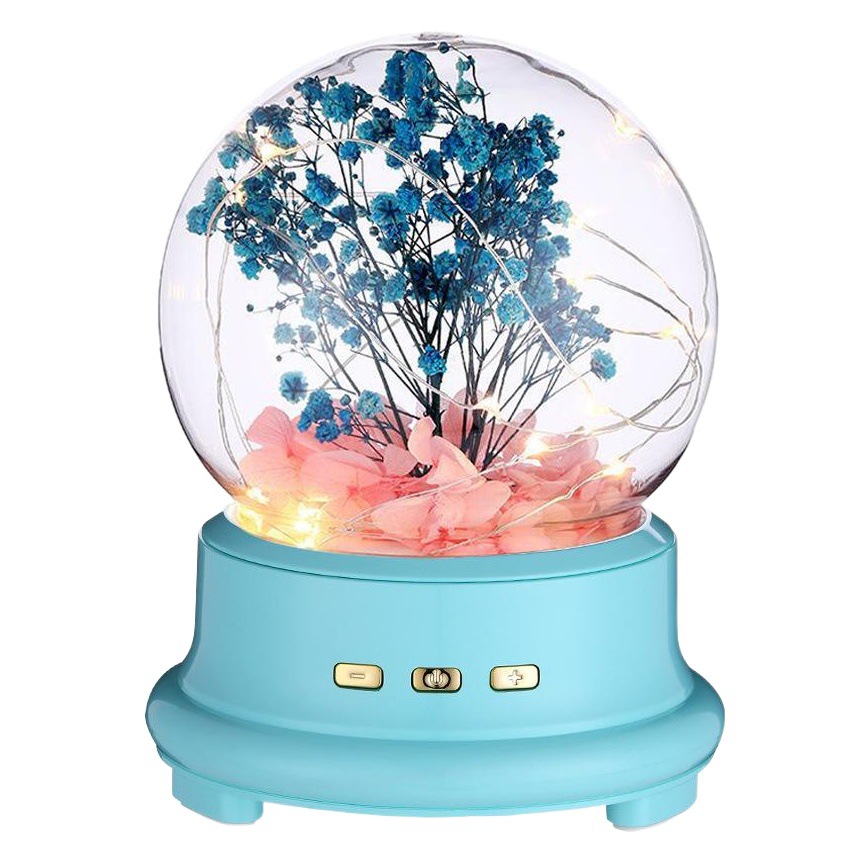 Regalo creativo del hogar Altavoz Bluetooth fantasía música faro qixi amante regalo flor eterna audio