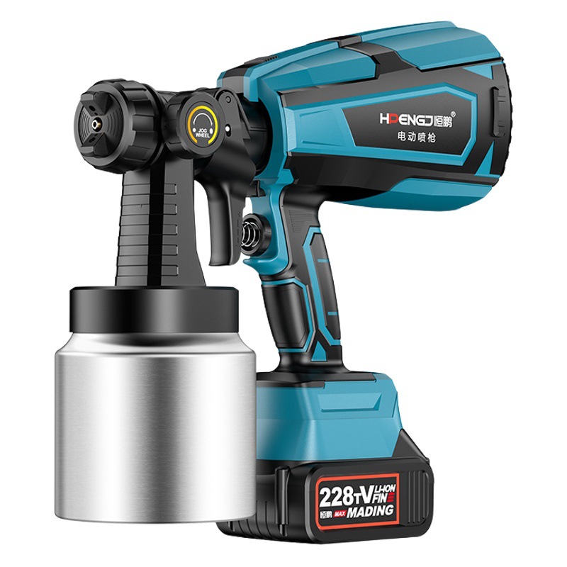 Pistola de pulverización eléctrica transfronteriza batería de litio pequeña pintura de pulverización doméstica recargable artefacto pintura de látex PISTOLA DE PULVERIZACIÓN pulverizador de pintura