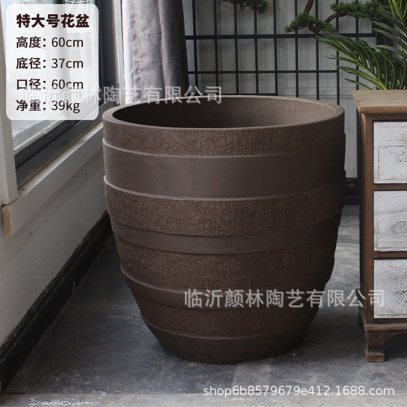 Grandes macetas de cerámica de gran calibre maceta de cerámica maceta de cerámica maceta de cerámica maceta de gran tamaño maceta de árboles paisaje maceta de gran tamaño maceta de gran tamaño