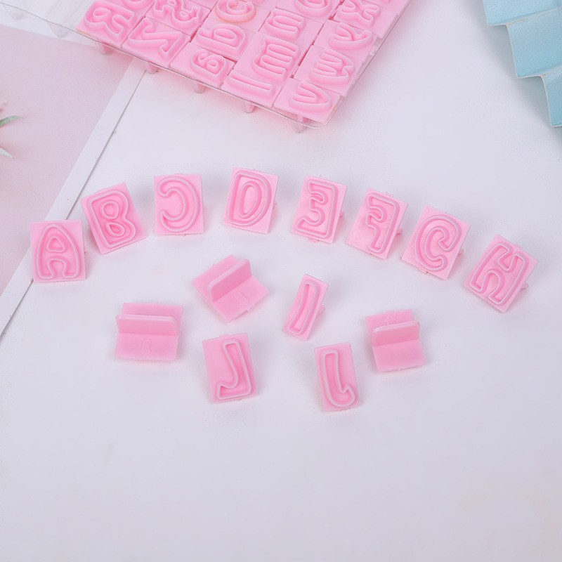 Fabricante suministro directo conjunto de letras de pastel de decoración molde de corte molde de decoración de pastel de azúcar molde de galletas de letras inglesas