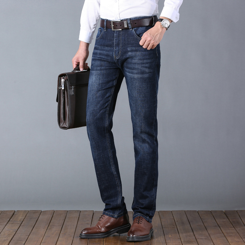 Autumn and Winter Authentic Retro Jeans for Men, New Spring and Autumn Breathable Loose Straight-Leg Washed Stretch Versatile Long Pants Autumn and Winter Authentic Retro Jeans for Men, New Spring and Autumn Breathable Loose Straight-Leg Washed Stretch Versatile Long Pants