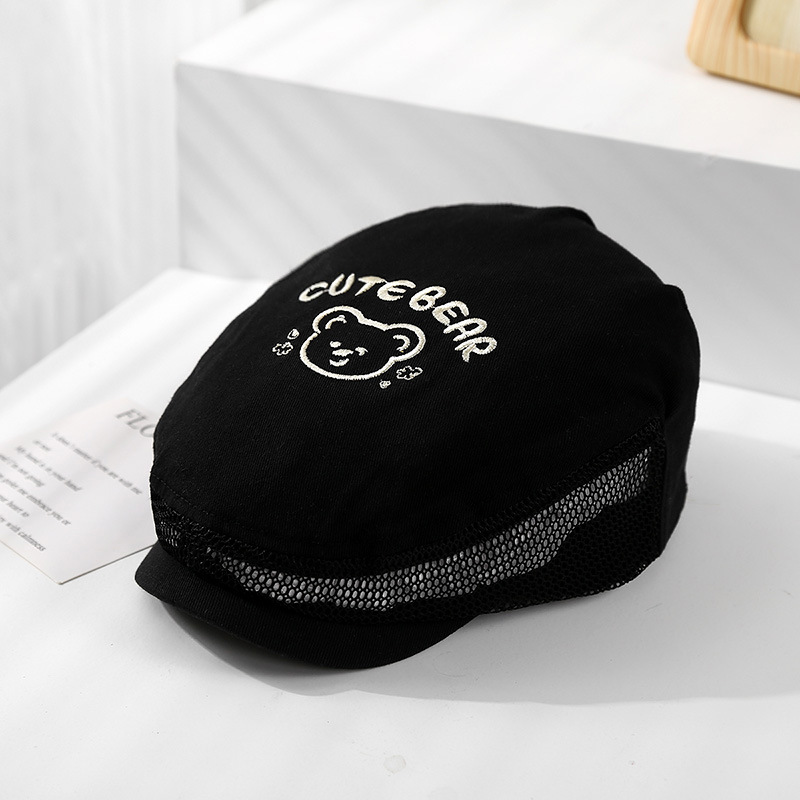 Baby Berry Sombrero de verano protector solar fino para niños, sombrero de visera, sombrero de entrada delantera, malla para niños, sombra transpirable