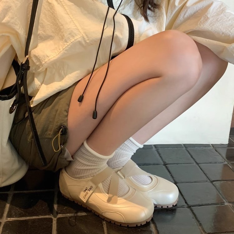 ソフトレザーバージョン～女性用シングルシューズ、クロスストラップ、夏用の明るい色の小さな革靴、スカート付きのフラットシューズ|undefined