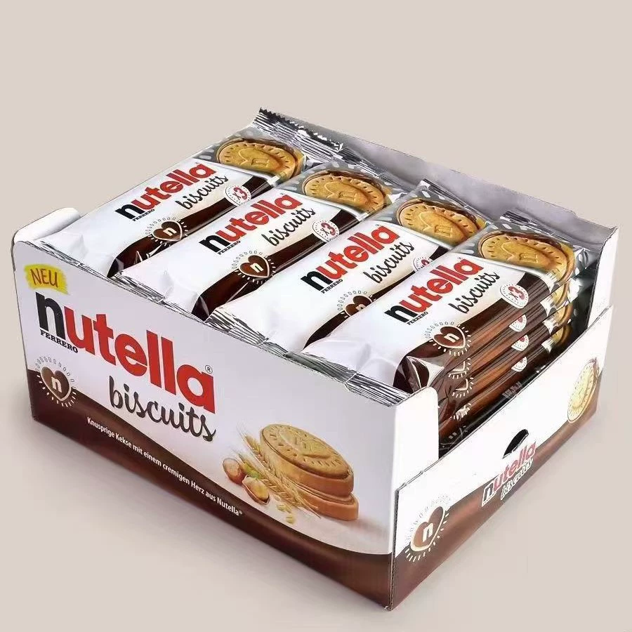 Песочные сэндвич-печенья (Nutella) — Ferrero Nutella biscuits, импорт из Италии, 41,4 г/166 г/304 г