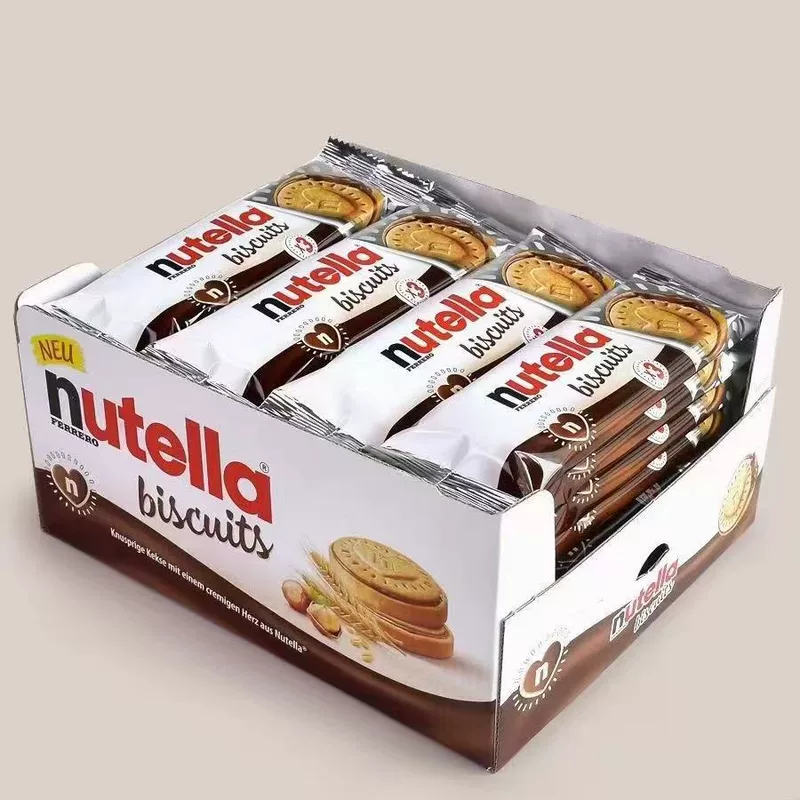 Песочные сэндвич-печенья (Nutella) — Ferrero Nutella biscuits, импорт из Италии, 41,4 г/166 г/304 г