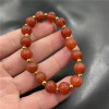 Agate onyx red bracelet jade