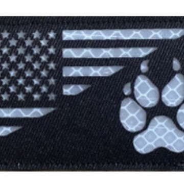 Cut reflective patch outdoor clothing hood red outdoor night vision backpack patch clothing Velcro