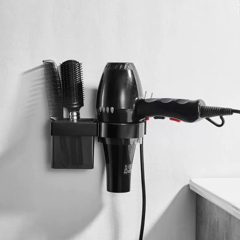 吹风机置物架风筒架家用卫生间架子免打孔放置架电吹风壁挂式支架