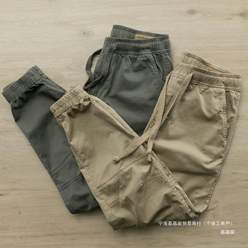 Work on the construction site, durable, metal-free, non-magnetic workwear, men's casual autumn work pants, labor protection pants in stock
