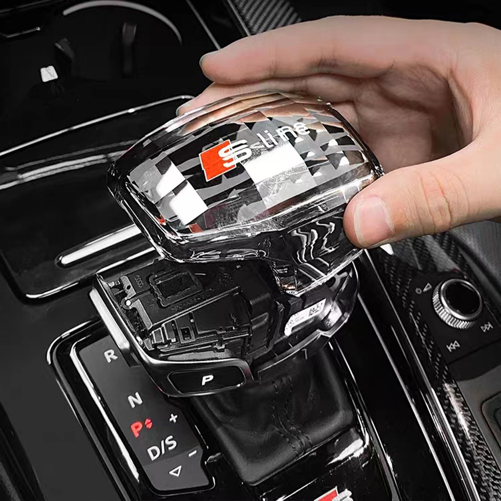 Funda Decorativa para Palanca de Cambios de Coche, Cristal, para Audi A4 A6 A7 A8 Q5 Q7 Q8 image 2