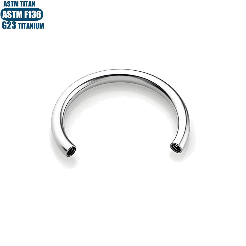 Silver pointed spike labret stud material detail