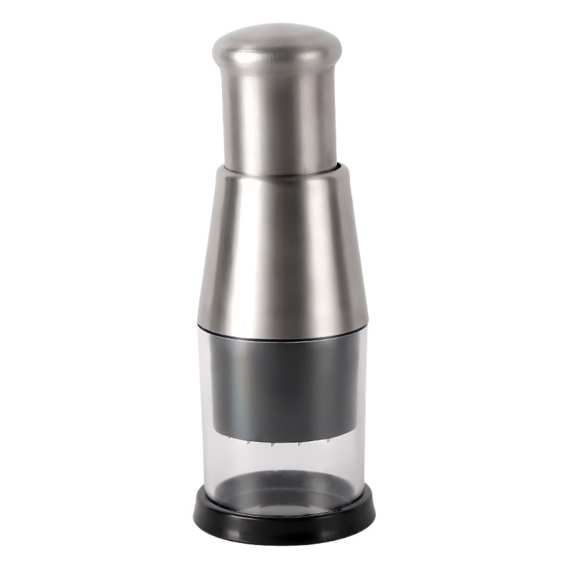 Prensa de acero inoxidable cuchillo Pat cocina cortador de verduras ajo amoladora manual de ajo prensa artefacto en stock