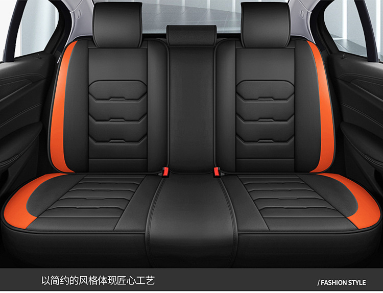 2025 New All-Inclusive Full Leather Five-Seater All-Season Car Seat Cushion