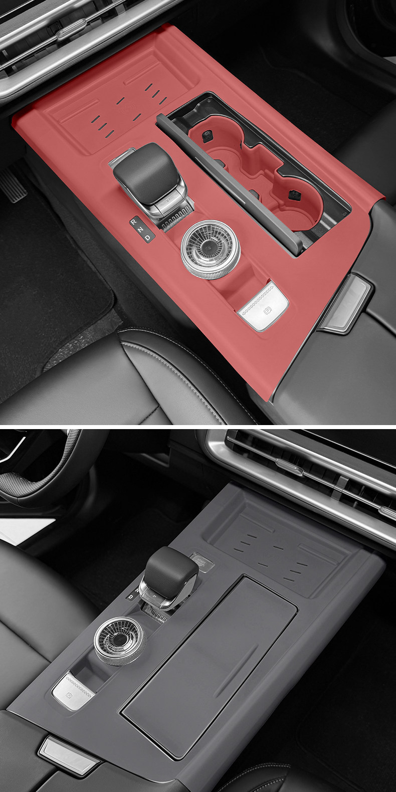 Suitable for Beijing BJ30 lower silicone storage box, central control silicone protective mat, anti-slip mat, gear shift modification accessories