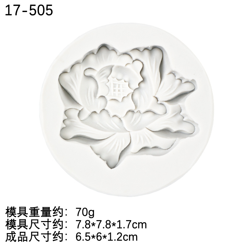 Estilo chino dragón patrón peonía flor doble Xi patrón de silicona molde hecho a mano jabón aromaterapia vela molde creativo decoración para hornear