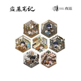 Official Tomb Raider Notes Lightyear Series Until the End of the World Polaroid Double Flash Badge Wu Xie Zhang Qiling Merchandise