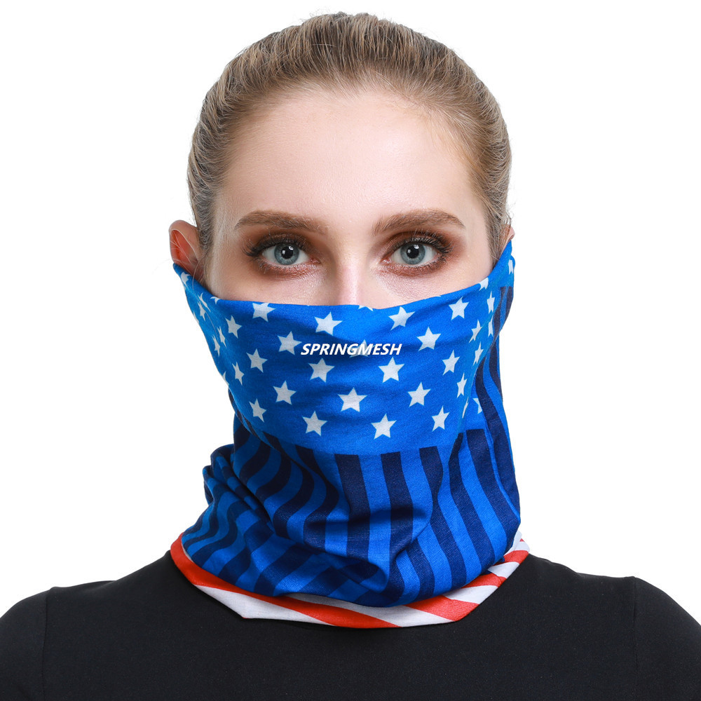 Sun protection face mask, outdoor hiking sunshade, UV-resistant camouflage multi-functional seamless magic headscarf