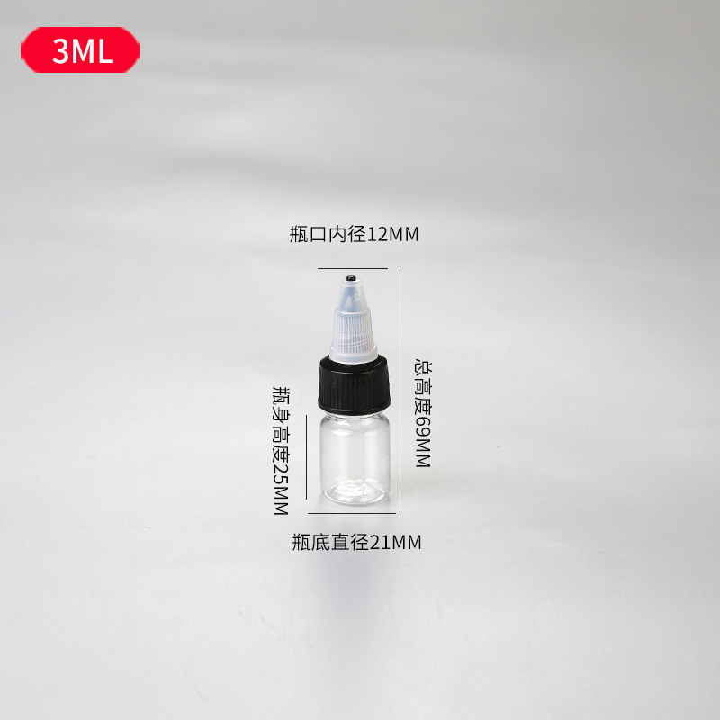 Botellas transparentes al por mayor 30 100 500 ml PET gel transparente botellas image 6