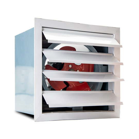 Hongke XBDZ Exhaust Fan Industrial Ventilation Heat Dissipation with Shutters Ventilation Fan Square Wall Explosion-proof Axial Flow Fan