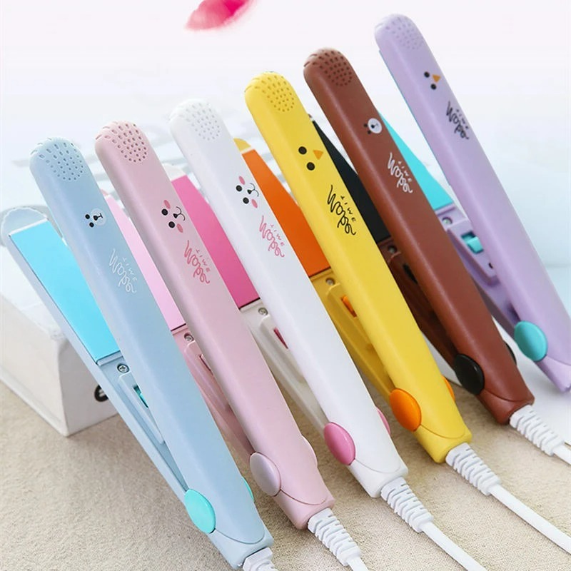 Splint Small Straight Hair Curly Hair Dual-purpose Bangs Special Artifact Straightening Plate Clip Mini Dormitory Negative Ion Curling Rod