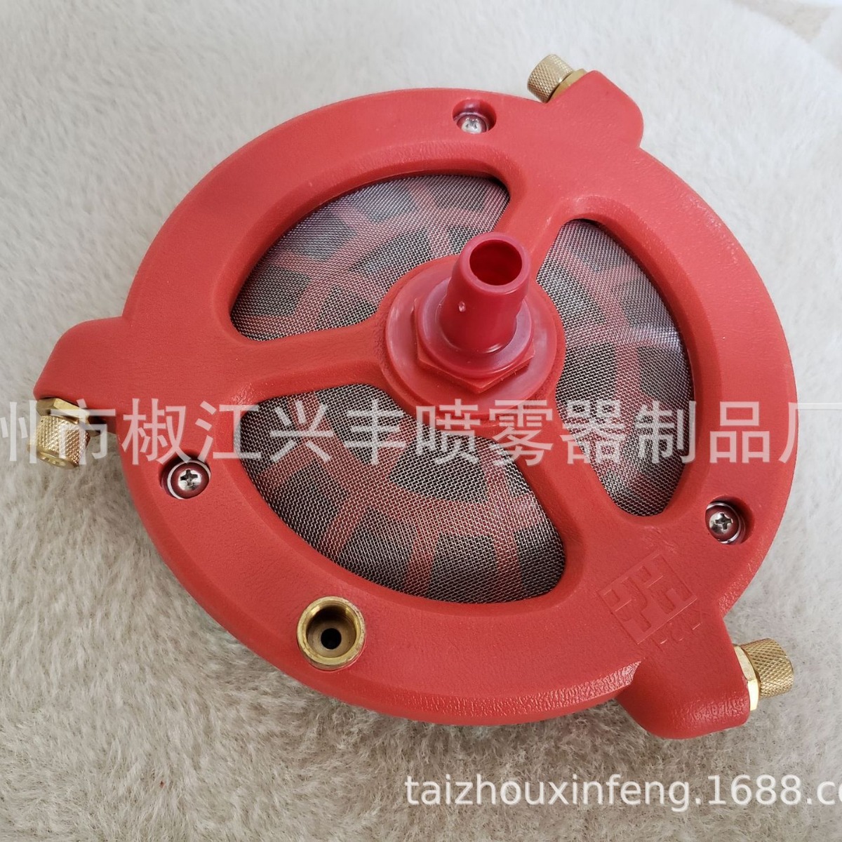 QYJ-03 农用三缸泵打药机搅拌器 红色款汽油机吸水过滤网搅拌两用