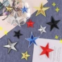 星星多色刺绣电脑绣花标