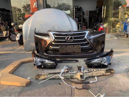Lexus Es300H Front Bumper, Nx200 Front Bumper, Headlights, Old Model Modified to New Model, Original Factory Dismantled Parts