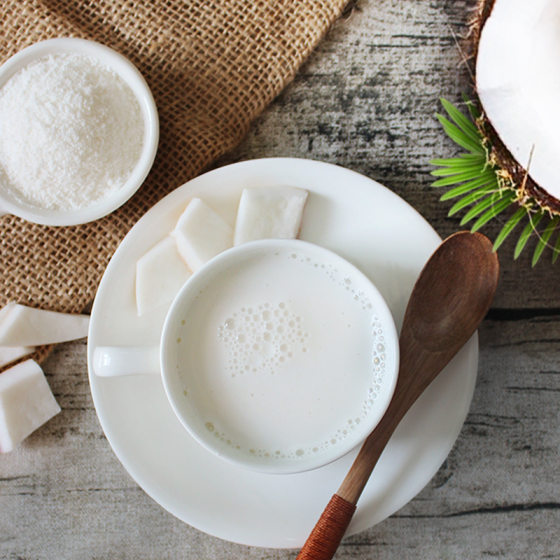 Hainan specialty Nanguo food mellow coconut powder 340g bagged instant coconut milk powder Brewing Coconut Milk authentic instant