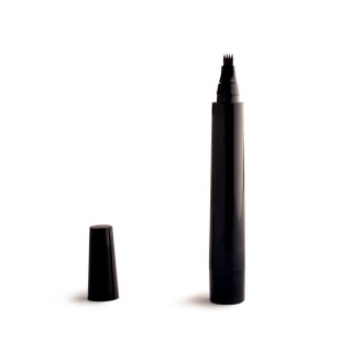 Beard Pen with Four-Pronged Tip, No Logo, New Cross-Border Waterproof and Sweat-Proof Beauty Makeup, Foreign Trade Wholesale Men's Beard Filler Pen