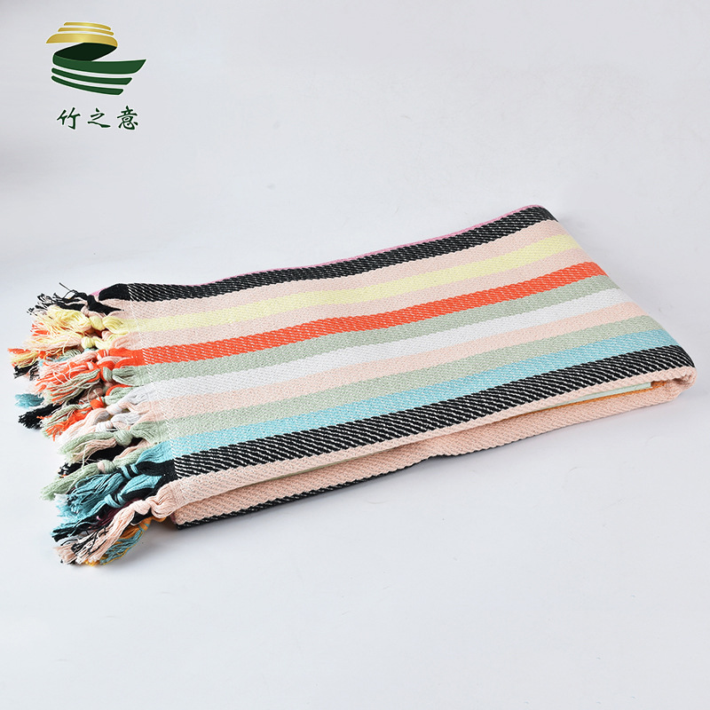 纯棉条纹沙滩巾 (5).JPG