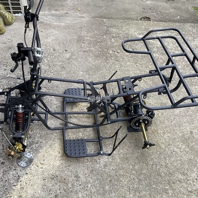 body frame, footrest, and rear – Motorcycle frame