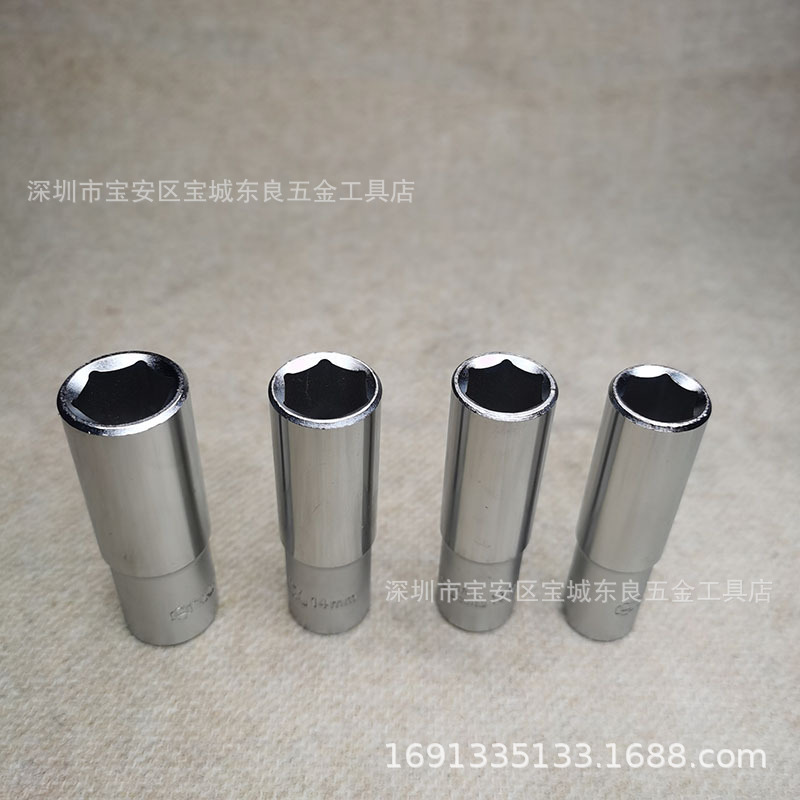 台湾南豫汽修3/8手动白长六角套筒 白长1/4套筒扳手量大优惠