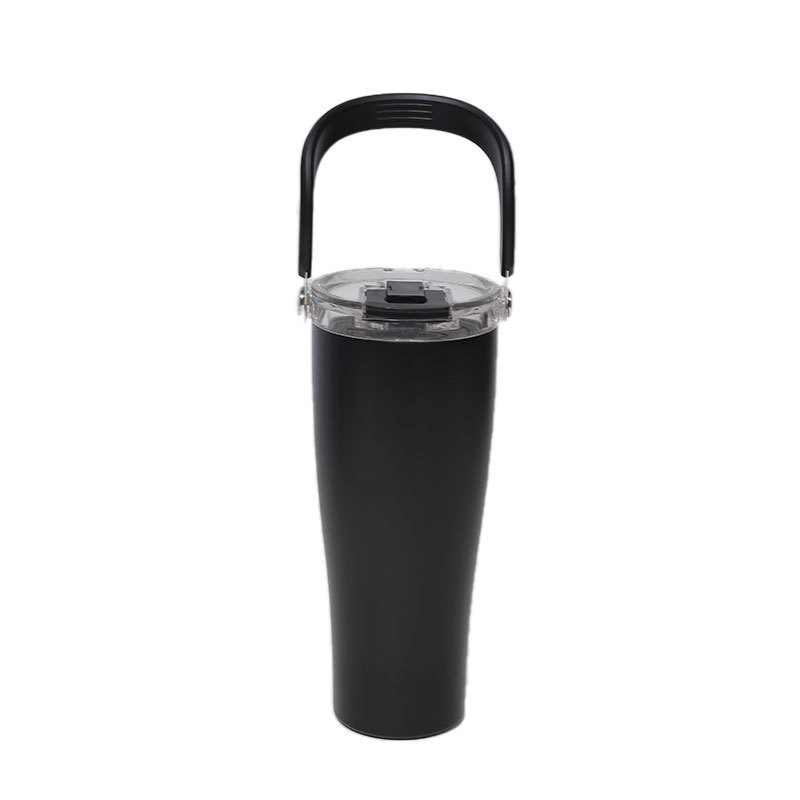 Amazon 40 Taza de agua de acero inoxidable roja Taza de oficina al aire libre Taza de aislamiento de calor de mujer Taza de acero inoxidable