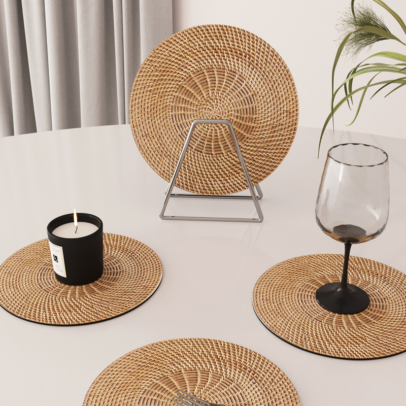 almohadilla de platos de comedor de alta resistencia al cojín de aislamiento térmico almohadilla de taza absorción de agua resistente a altas temperaturas almohadilla de platos domésticos almohadilla de mesa de comedor libre de lavado